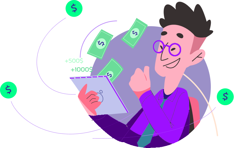 Collect profits.